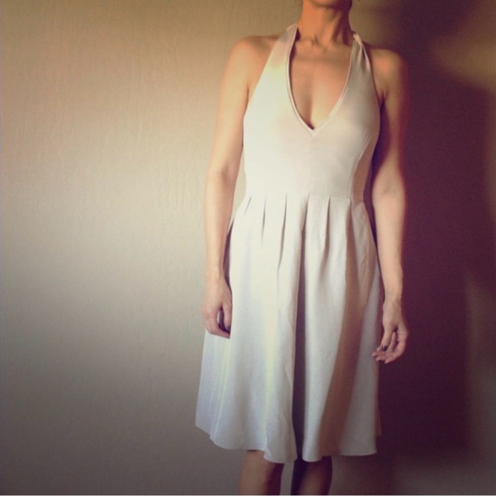 Jcrew NWT collection 100% silk Green Sleeveless Dress - Picture 5 of 5